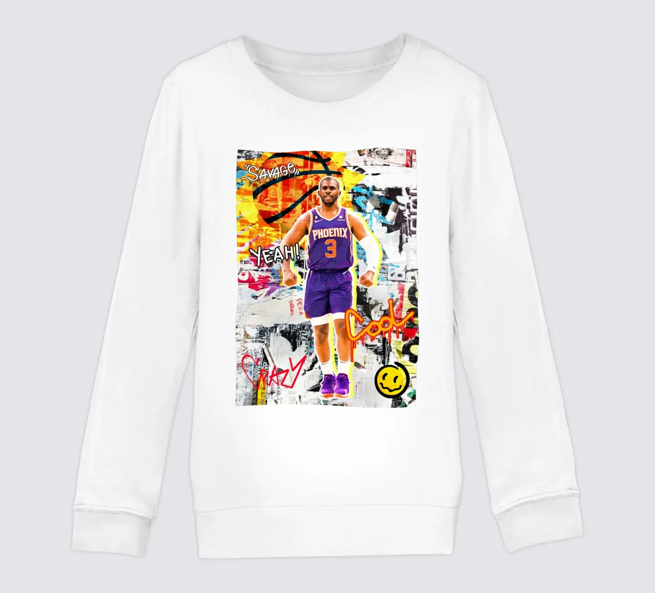 Chris Paul Phoenix Suns 2 felpa bambino da tenten
