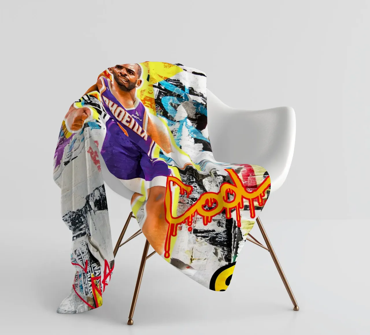 Chris Paul Phoenix Suns 2 coperta in pile da tenten