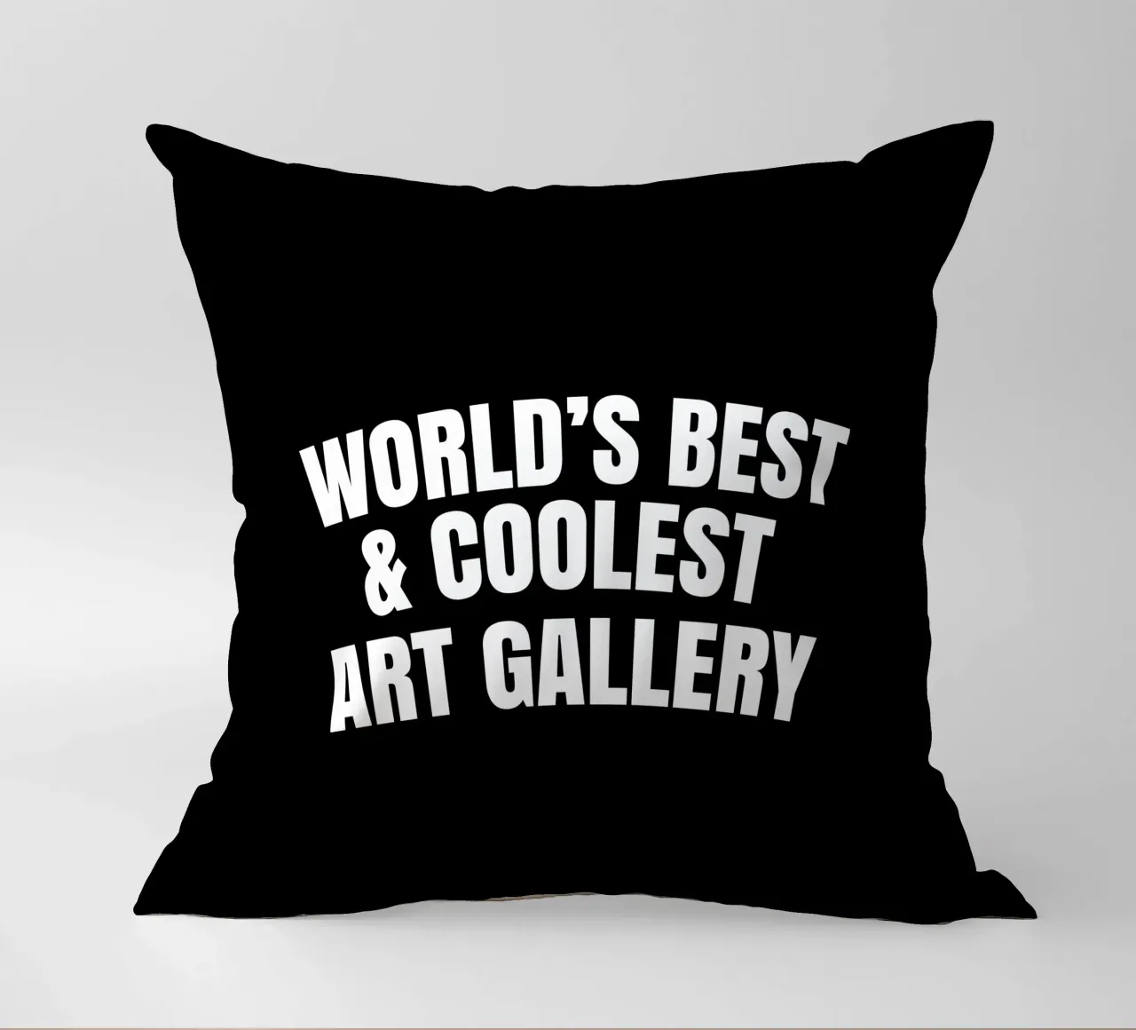 World's best and coolest art gallery cuscino da happieeagle
