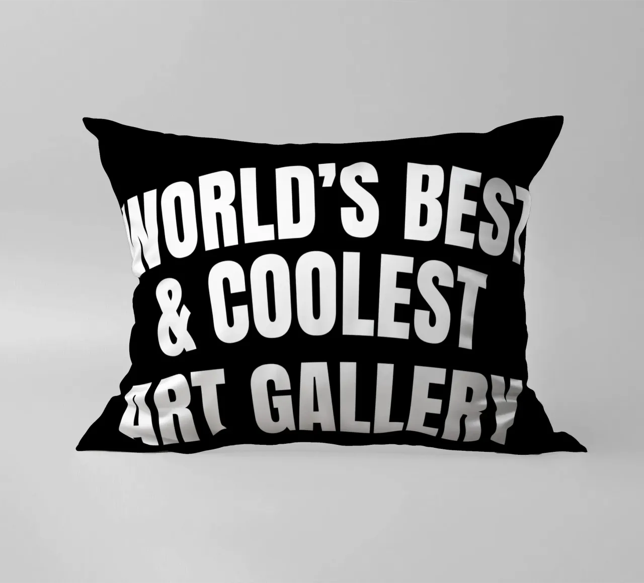 World's best and coolest art gallery cuscino da happieeagle