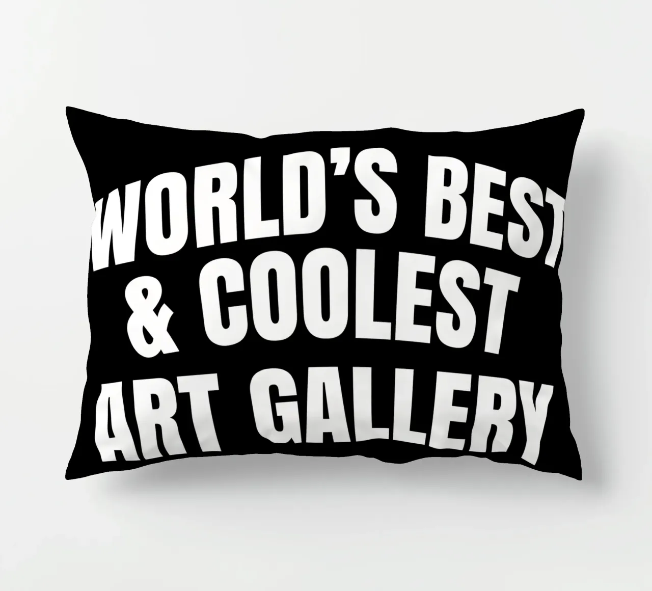World's best and coolest art gallery cuscino da happieeagle