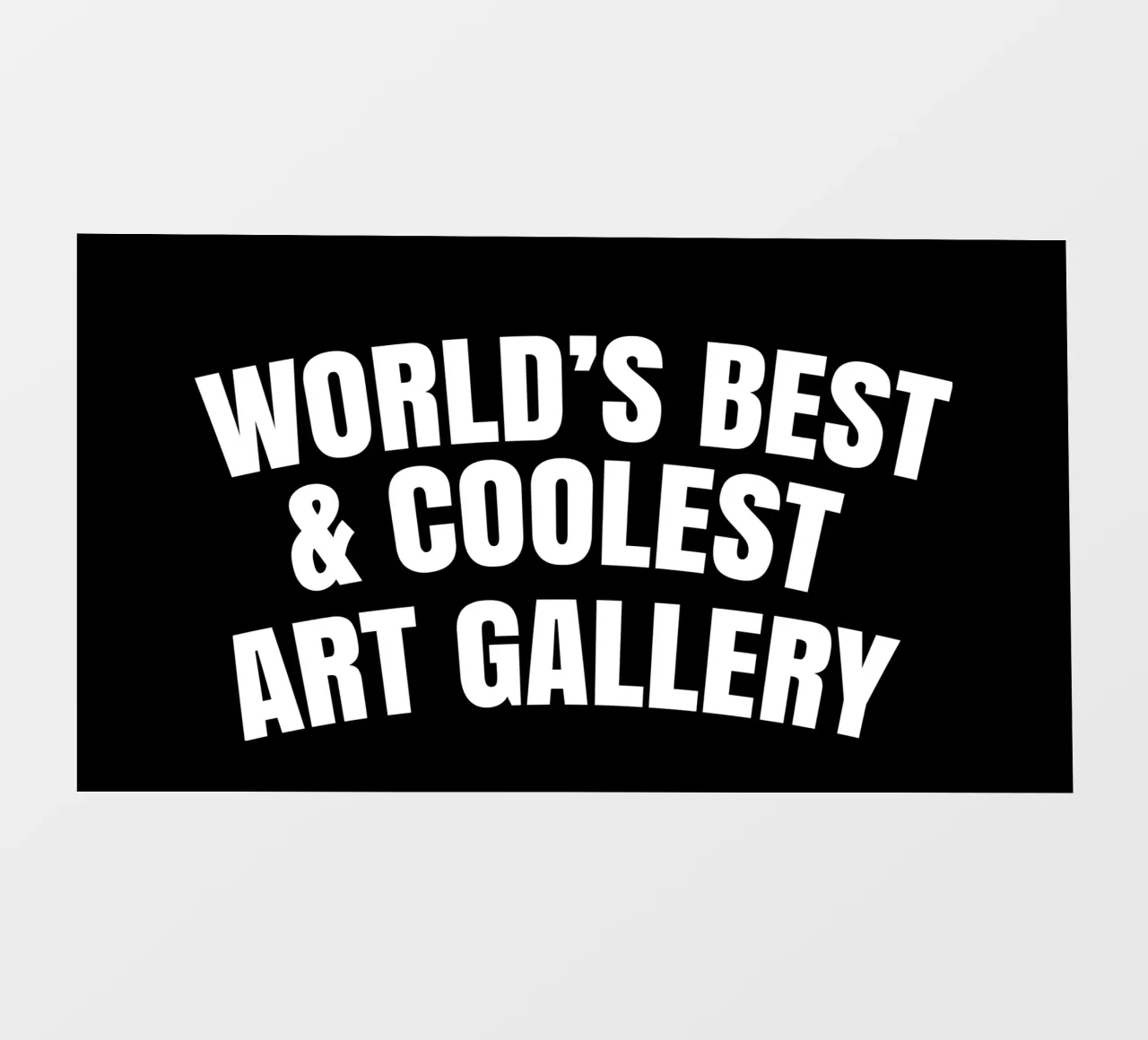 World's best and coolest art gallery telo in pvc da happieeagle
