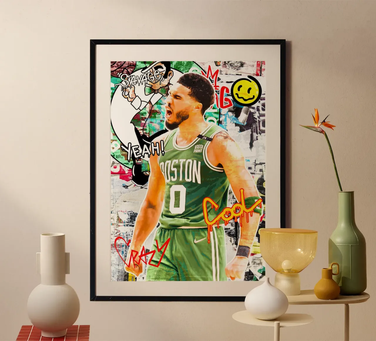 Jayson Tatum Boston Celtics poster da tenten