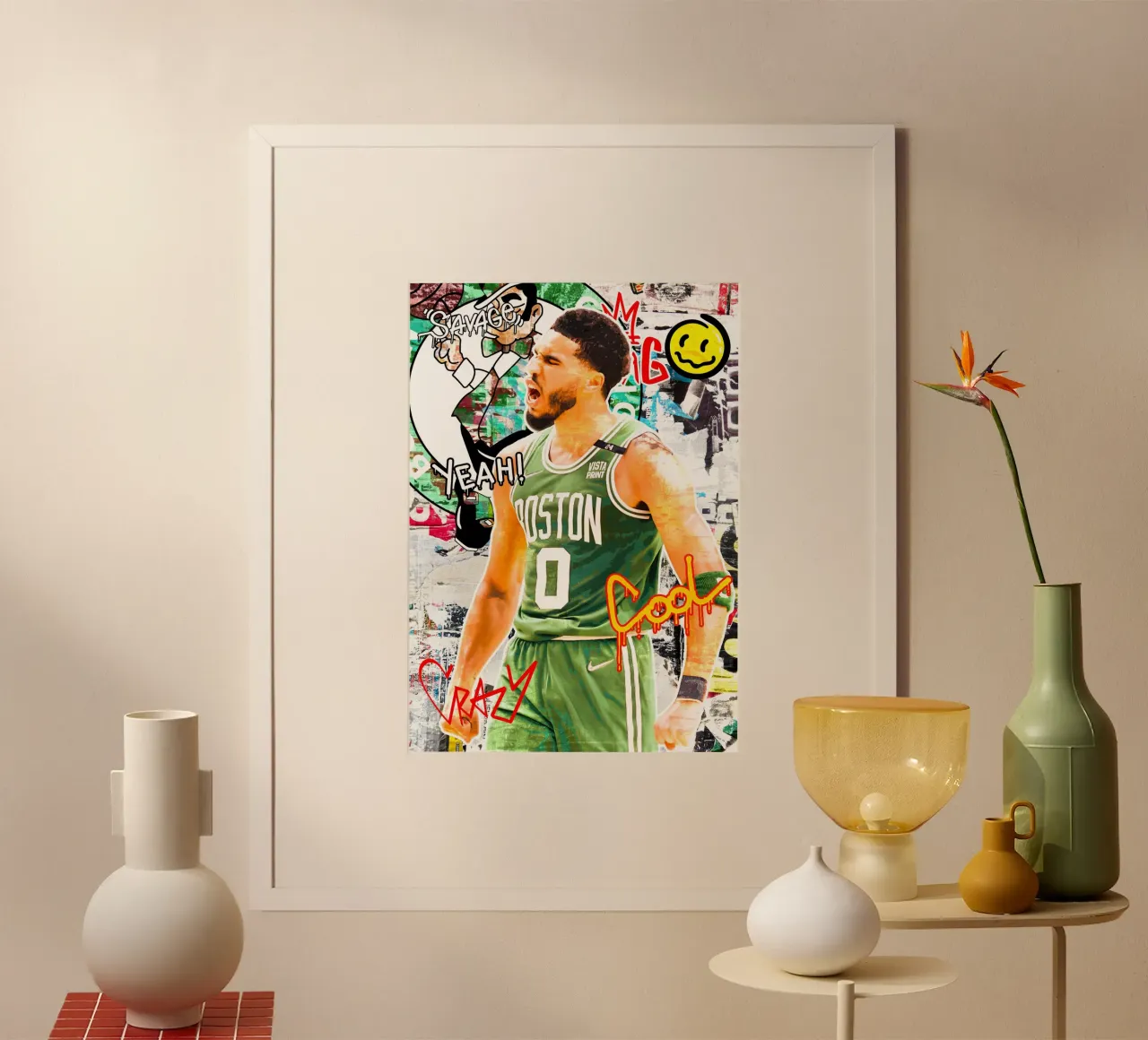 Jayson Tatum Boston Celtics poster da tenten
