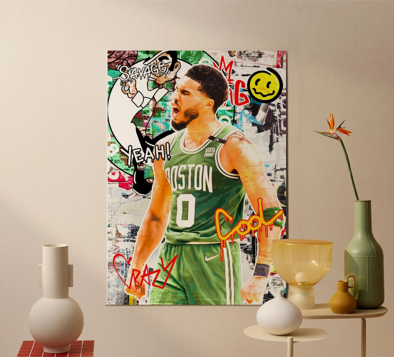 Jayson Tatum Boston Celtics poster da tenten