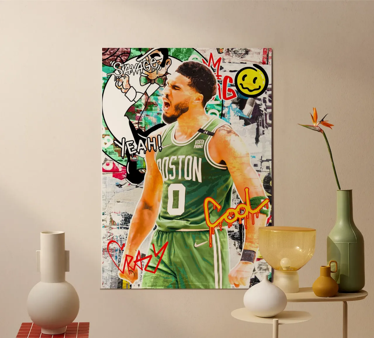 Jayson Tatum Boston Celtics poster da tenten