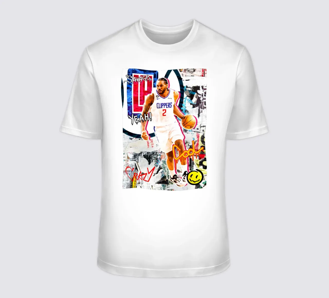 Kawhi Leonard LA Clippers 1 t-shirt da tenten