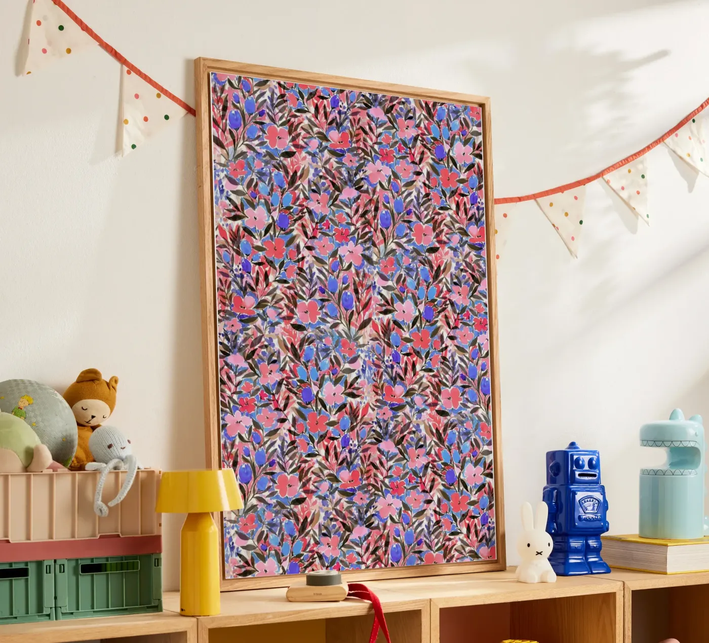 Nonchalant Vibrant acryl van Jacqueline Maldonado