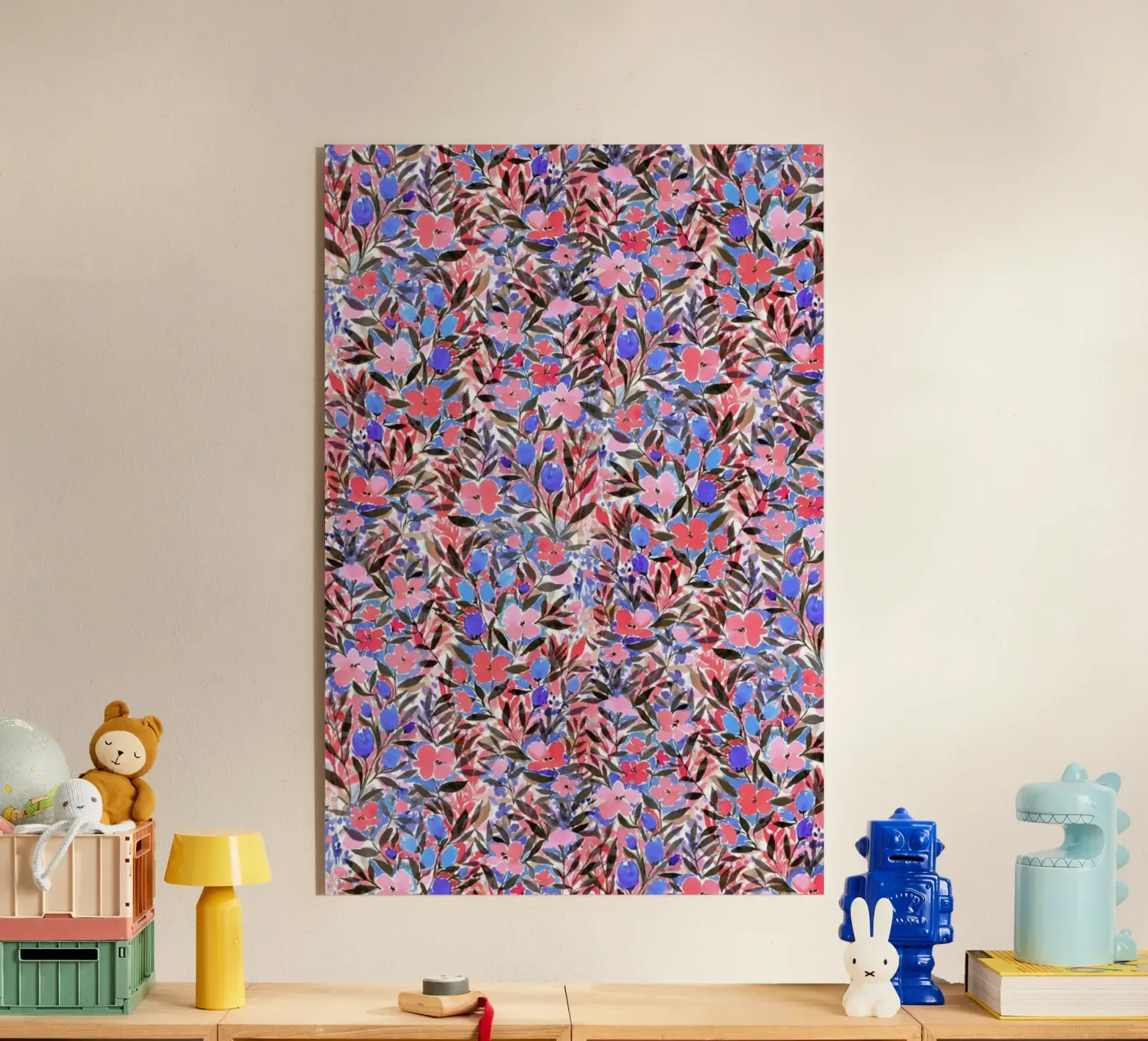 Nonchalant Vibrant acryl van Jacqueline Maldonado