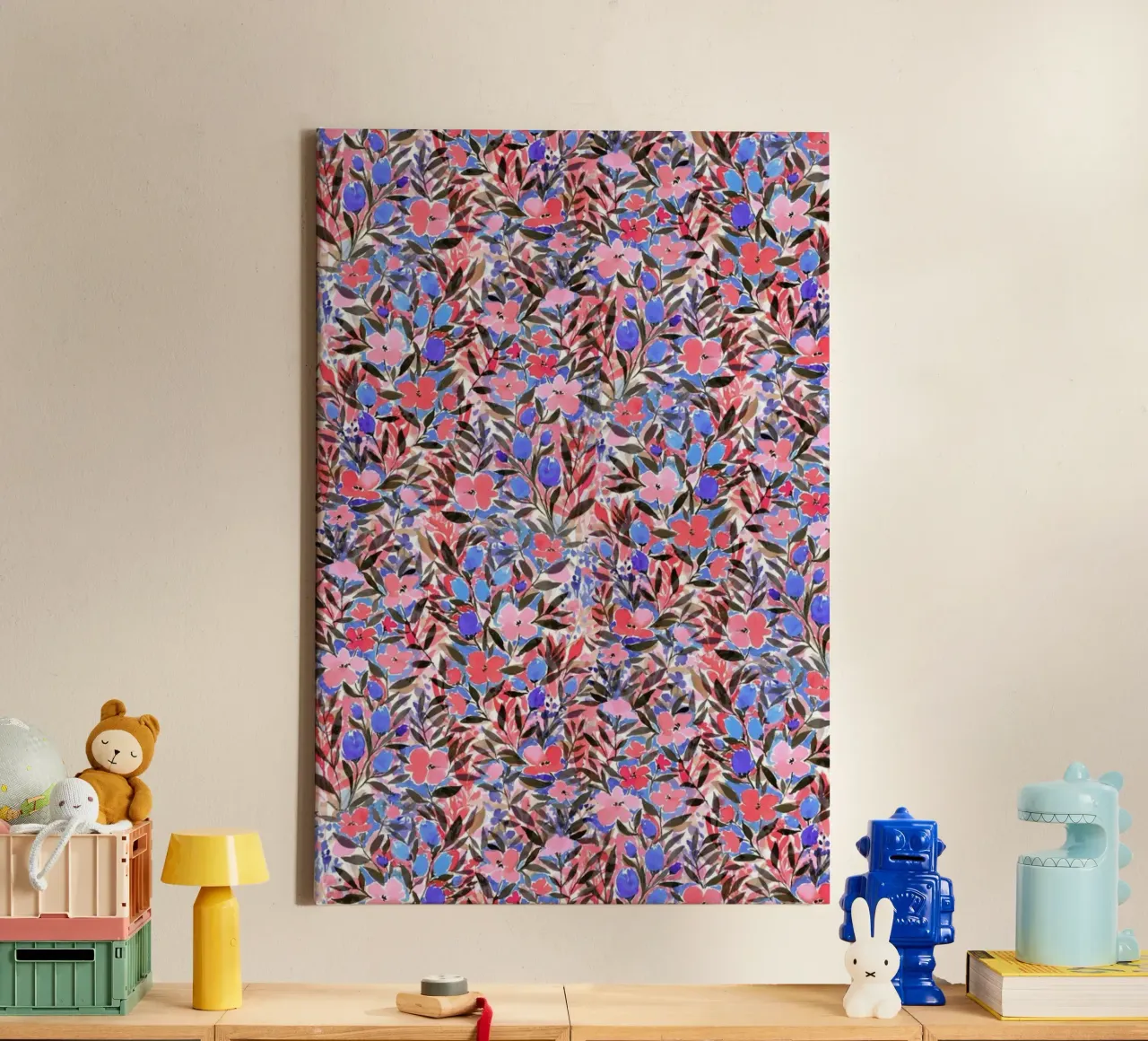 Nonchalant Vibrant tela con Cornice a cassetta da Jacqueline Maldonado