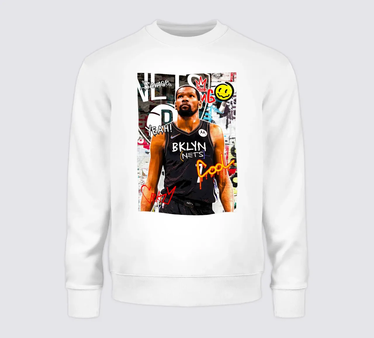 Kevin Durant Brooklyn Nets felpa da tenten