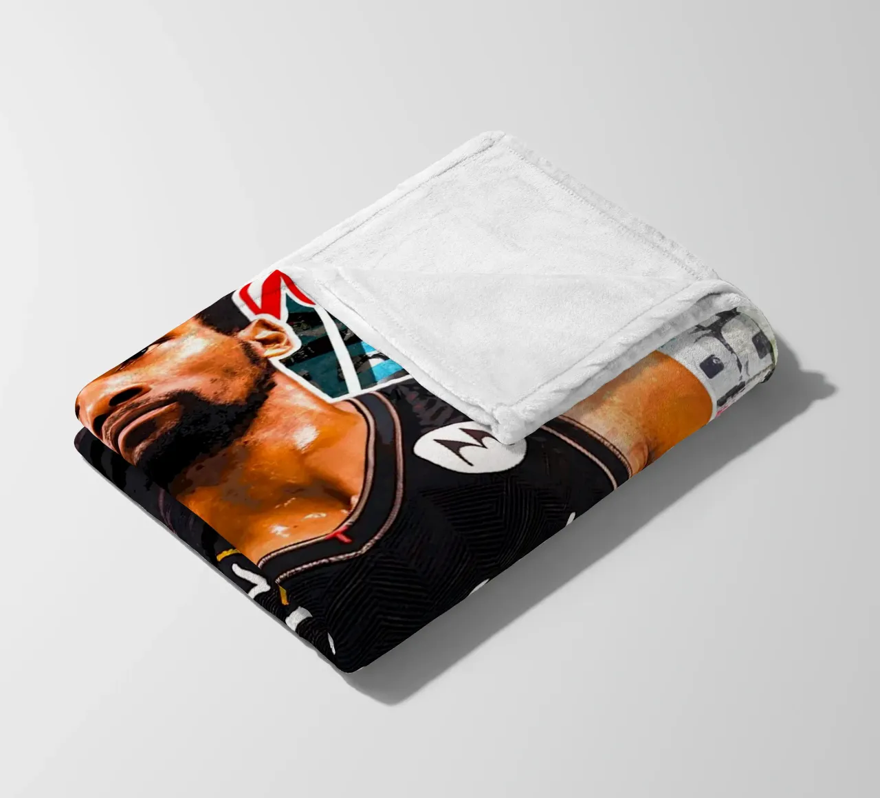 Kevin Durant Brooklyn Nets coperta in pile da tenten