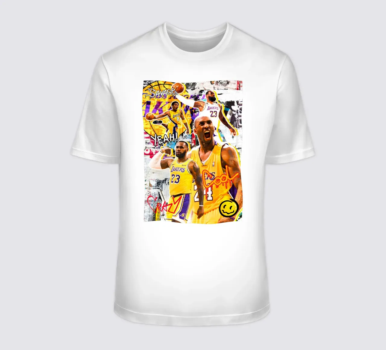 Kobe Bryant and Lebron James t-shirt da tenten