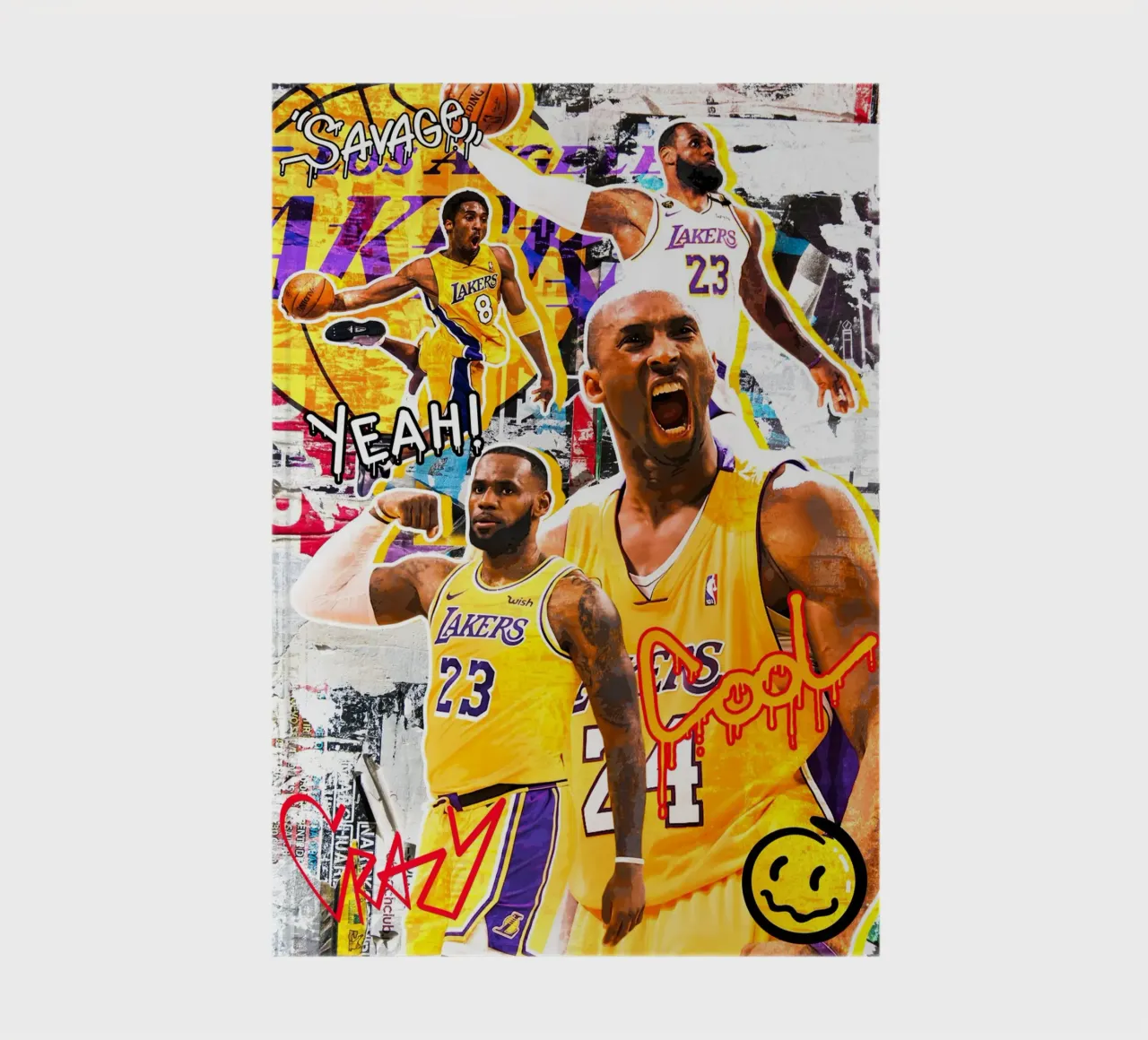 Kobe Bryant and Lebron James notebook by tenten