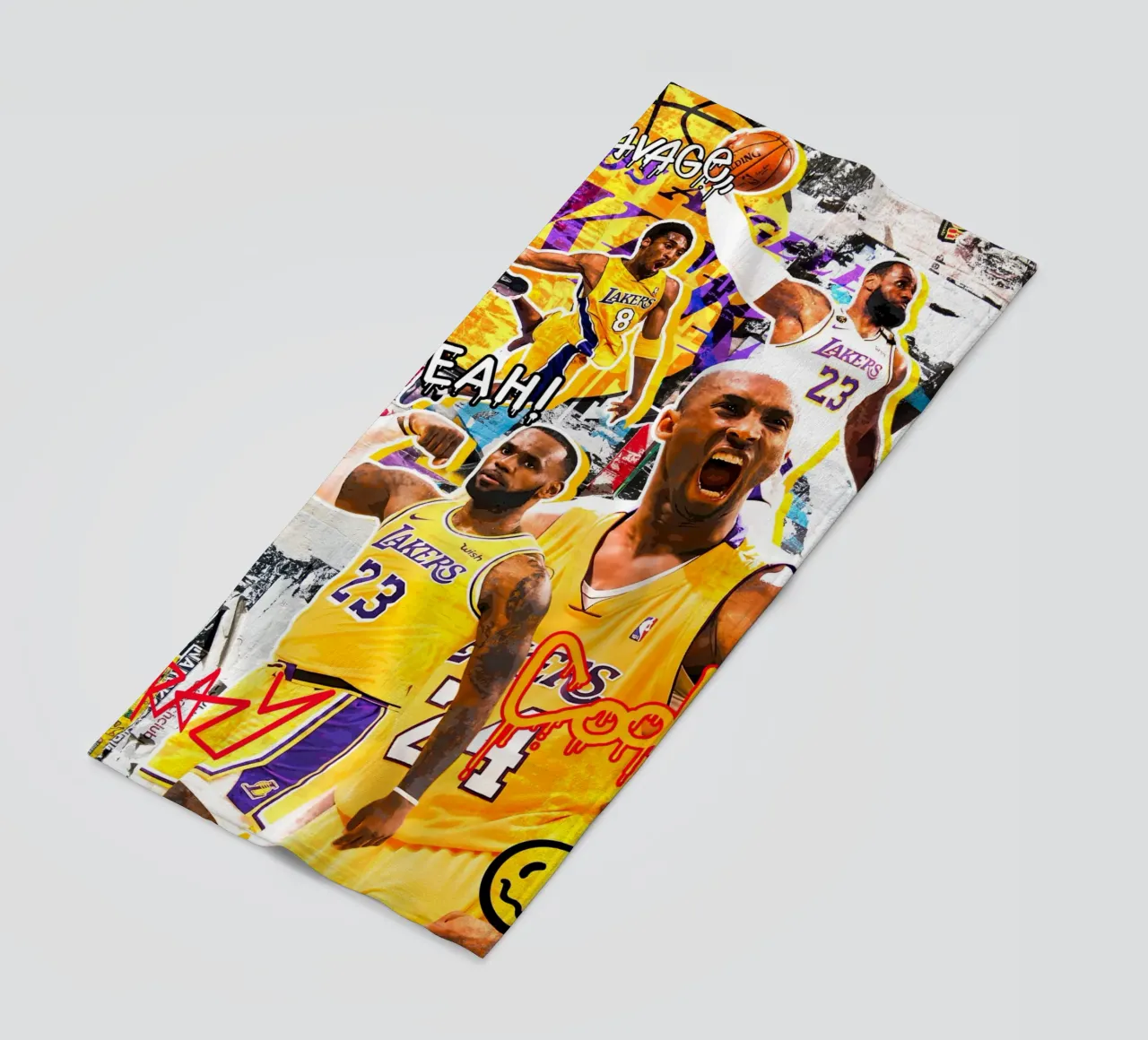 Kobe Bryant and Lebron James telo mare da tenten