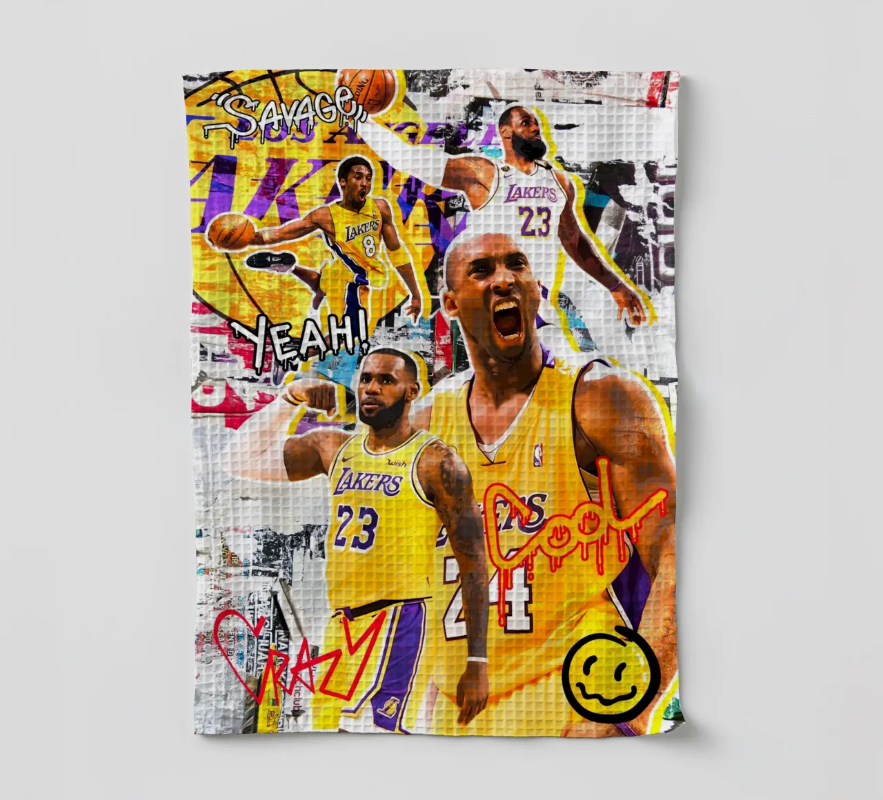 Kobe Bryant and Lebron James canovaccio da cucina da tenten