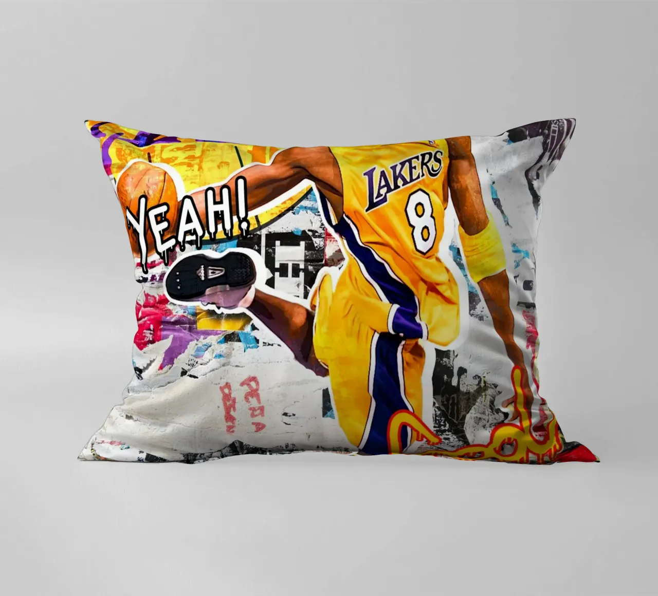 Kobe Bryant LA Lakers 2 cuscino da tenten