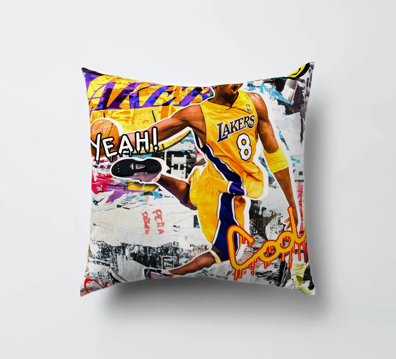 Kobe Bryant LA Lakers 2 cuscino da tenten