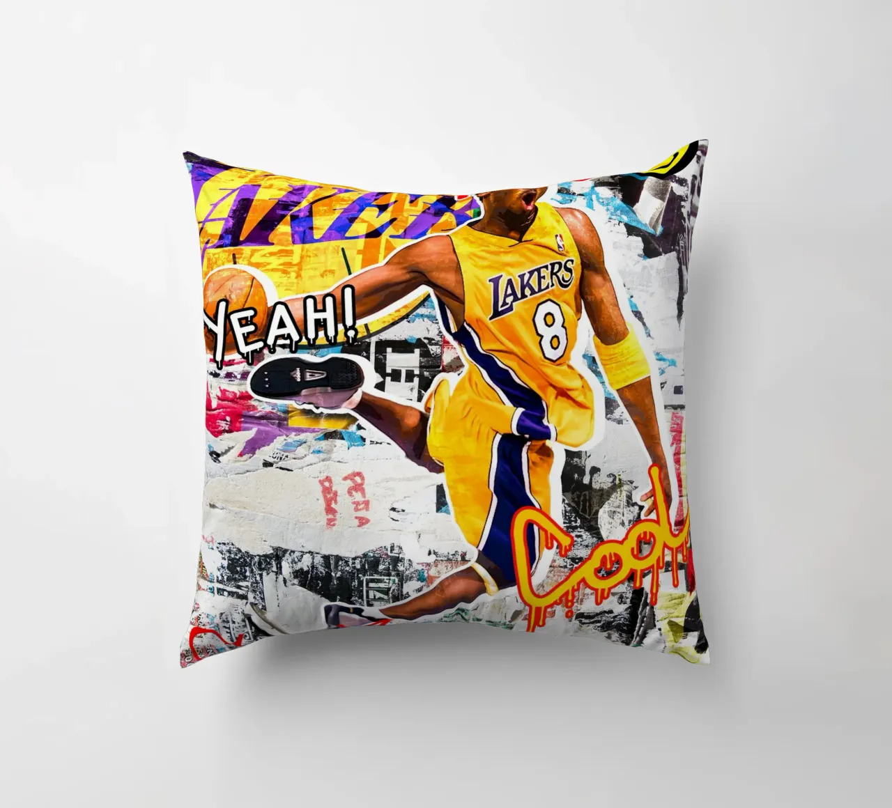 Kobe Bryant LA Lakers 2 cuscino da tenten