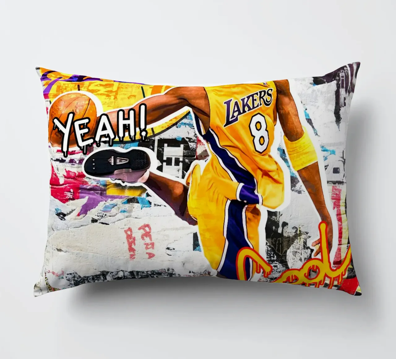 Kobe Bryant LA Lakers 2 cuscino da tenten