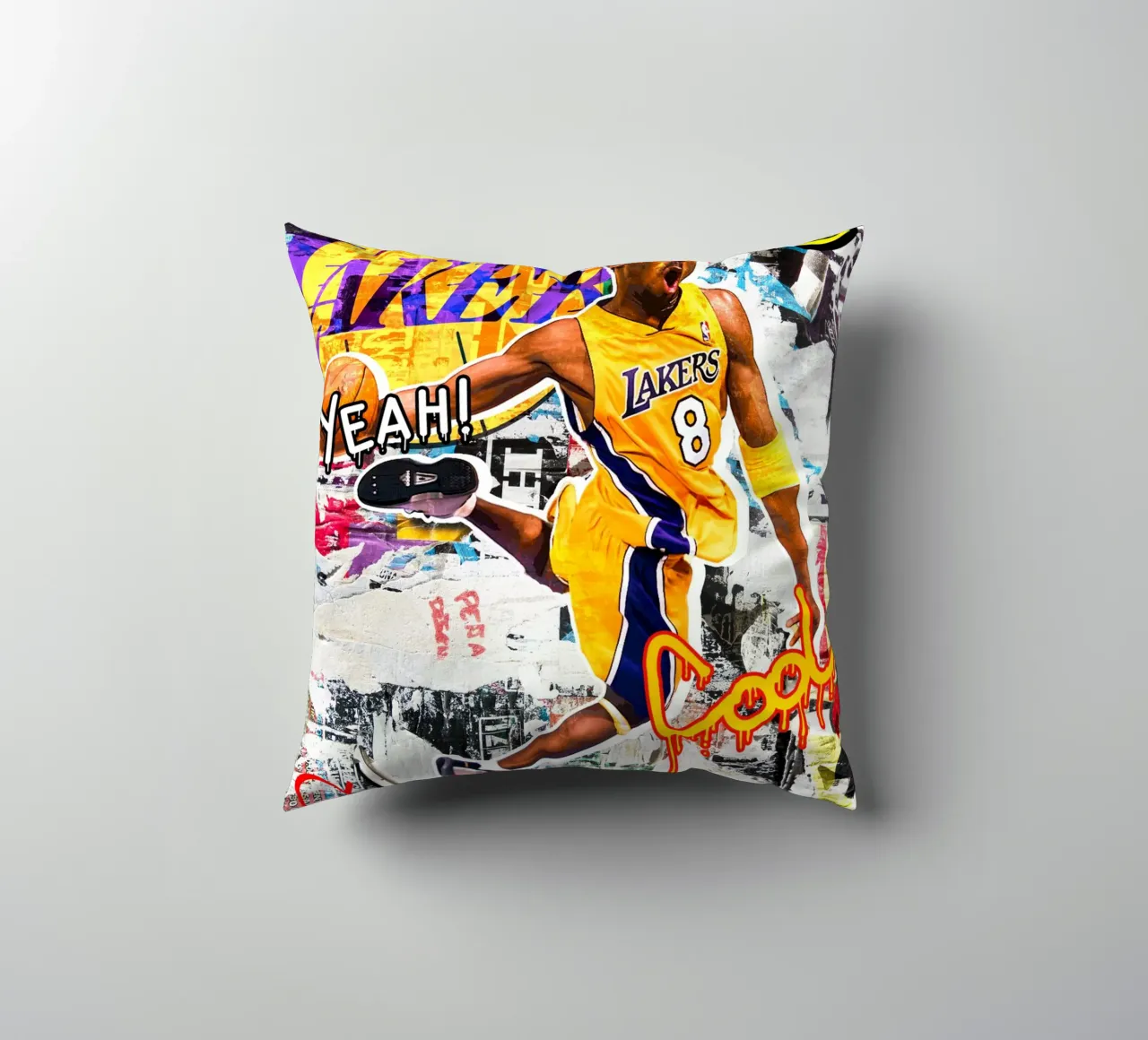 Kobe Bryant LA Lakers 2 cuscino da tenten