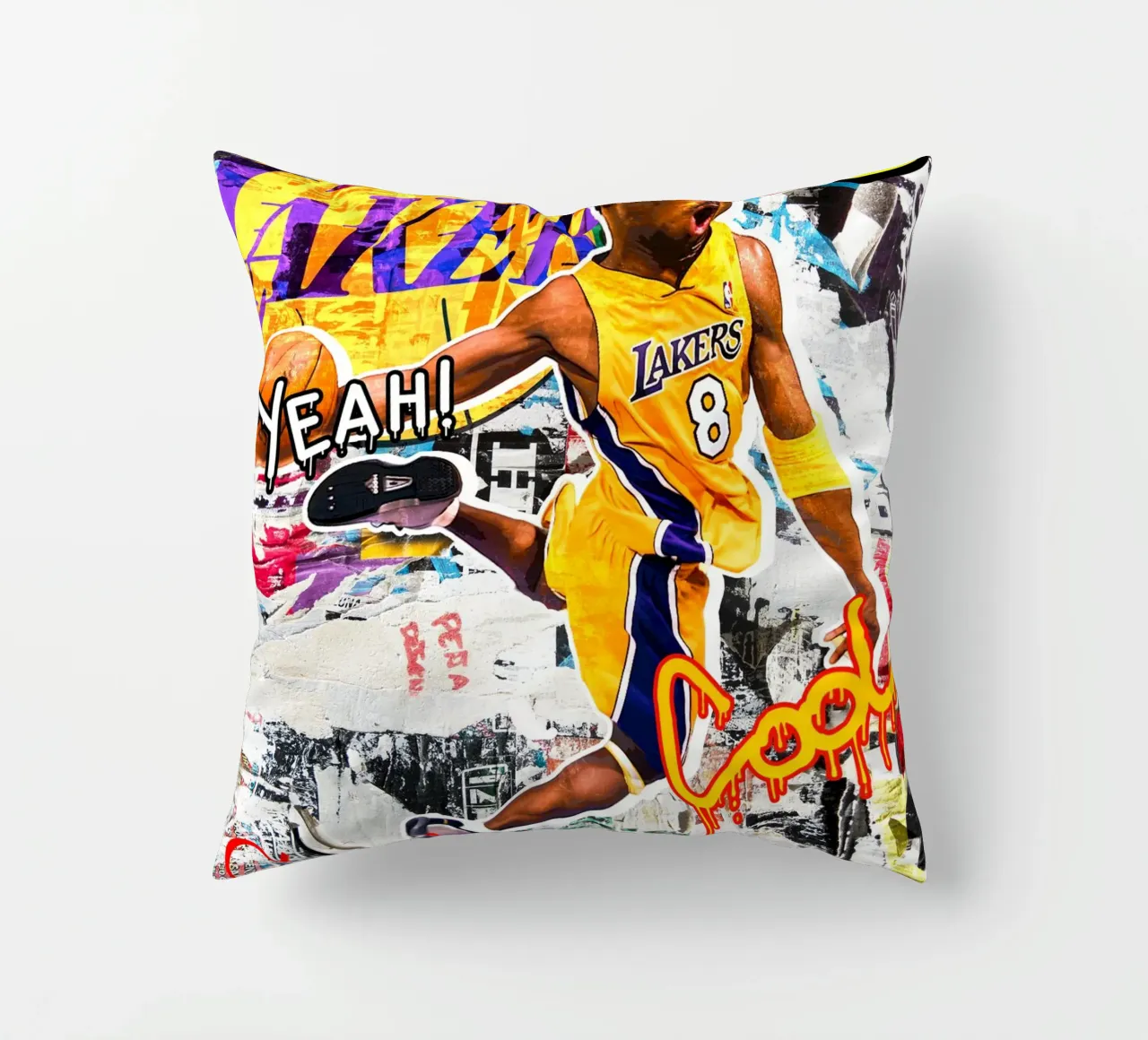 Kobe Bryant LA Lakers 2 cuscino da tenten