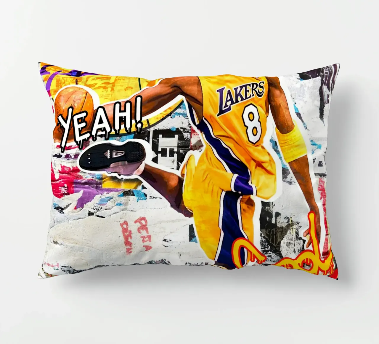 Kobe Bryant LA Lakers 2 cuscino da tenten