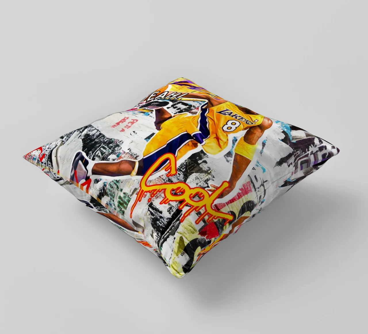 Kobe Bryant LA Lakers 2 cuscino da tenten