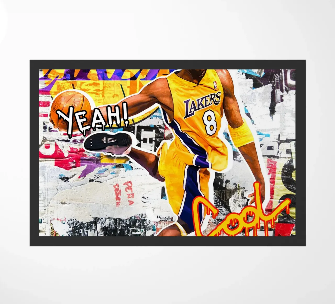 Kobe Bryant LA Lakers 2 zerbino da tenten