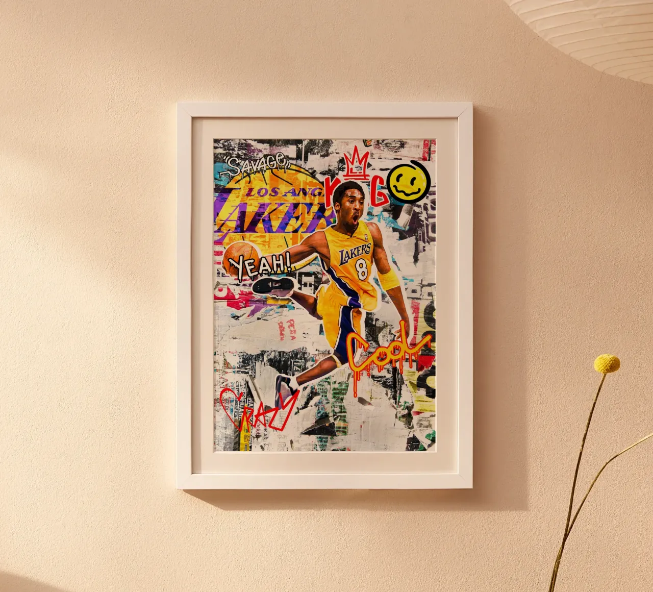 Kobe Bryant LA Lakers 2 carta hahnemühle da tenten
