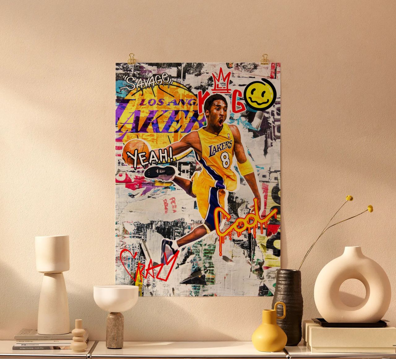 Kobe Bryant LA Lakers 2 poster by tenten