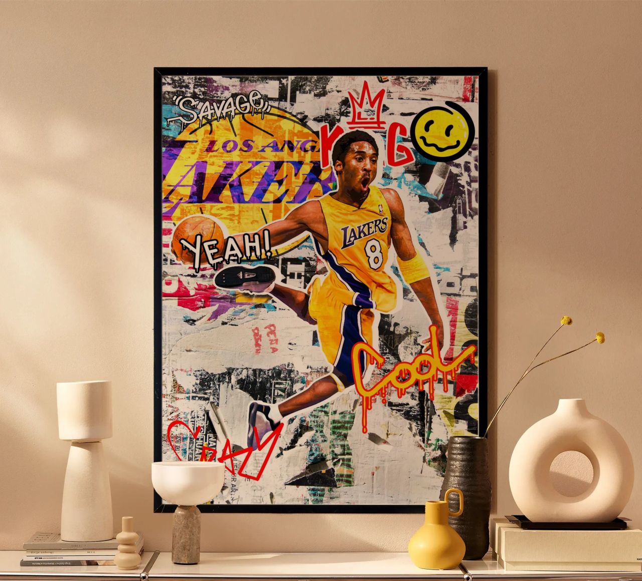 Kobe Bryant LA Lakers 2 poster by tenten