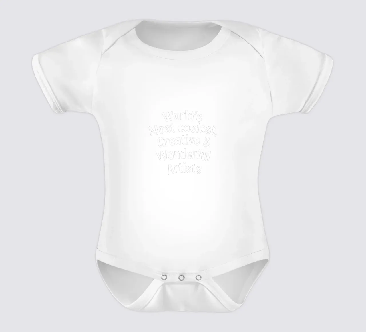 World's most coolest, creative and wonderful artists body neonato maniche corte da happieeagle
