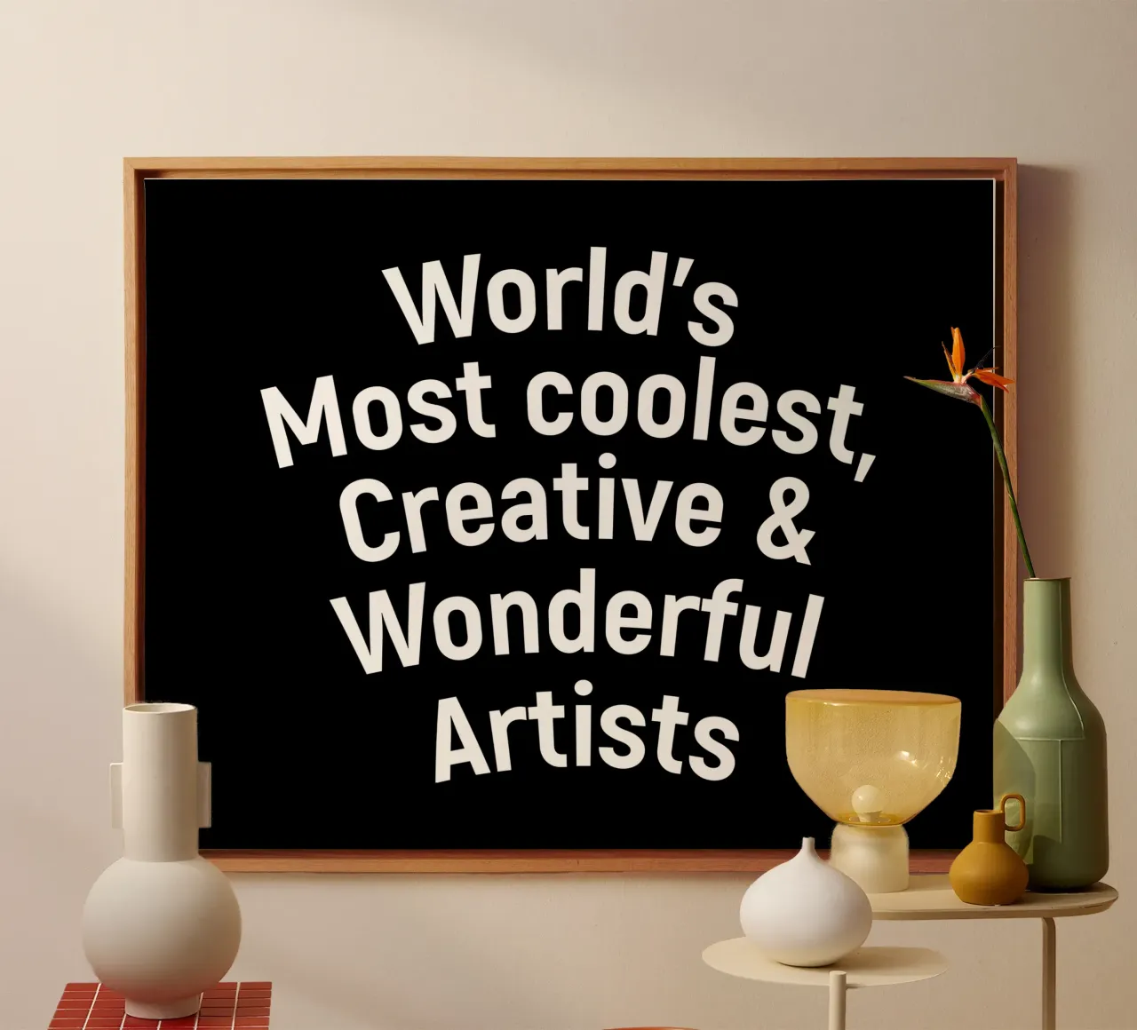 World's most coolest, creative and wonderful artists Leinwand von happieeagle