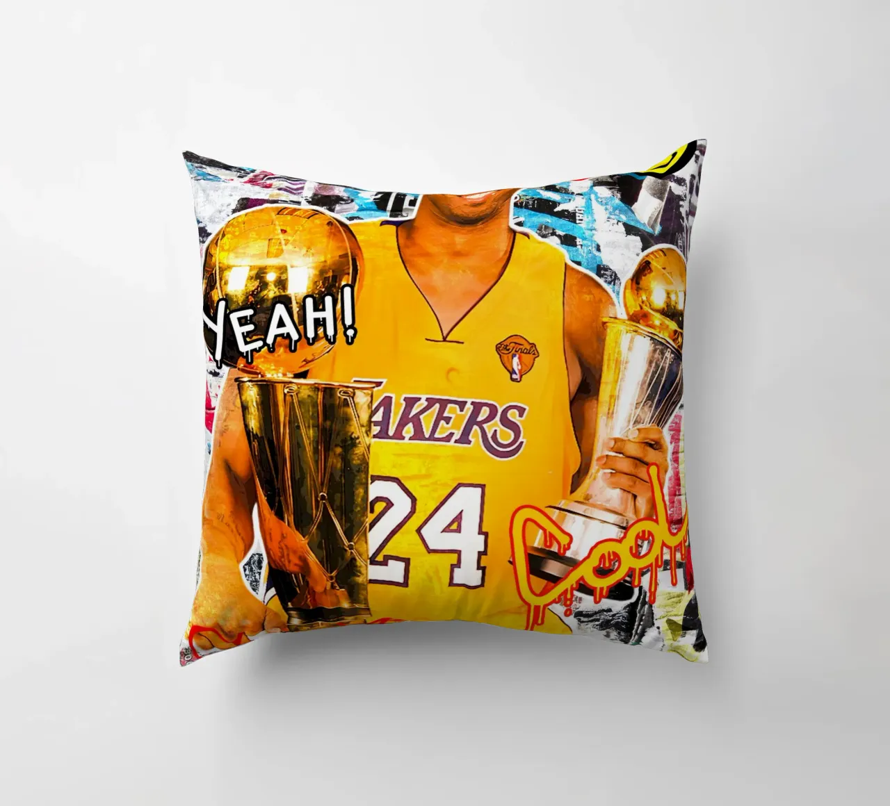 Kobe Bryant LA Lakers 3 cuscino da tenten