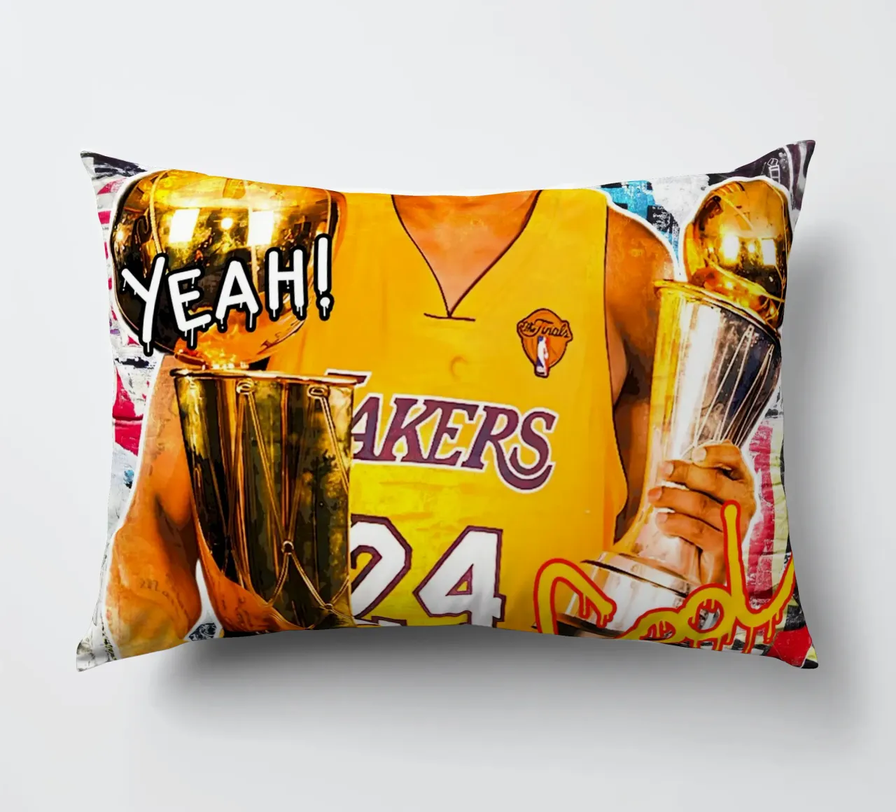 Kobe Bryant LA Lakers 3 cuscino da tenten