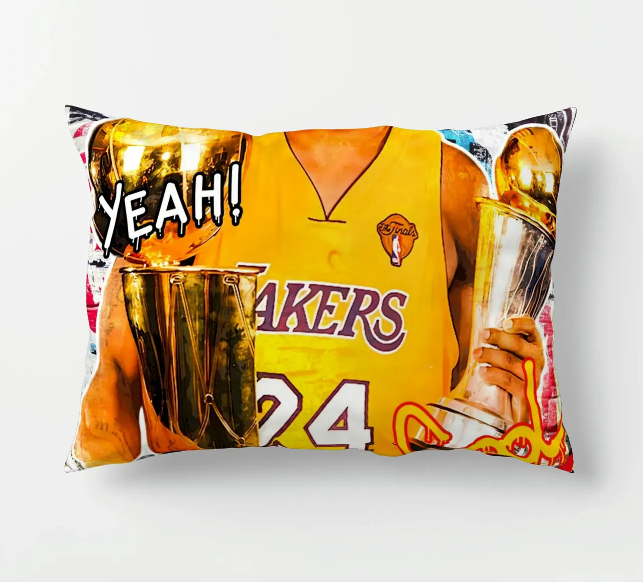 Kobe Bryant LA Lakers 3 cuscino da tenten