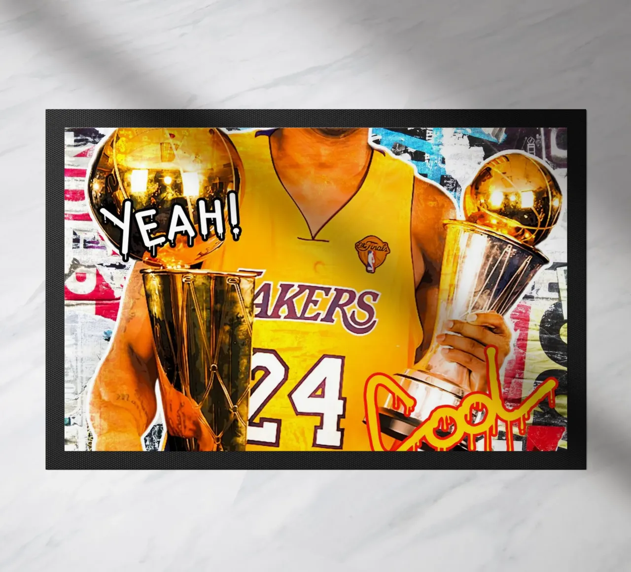 Kobe Bryant LA Lakers 3 Fußmatte von tenten
