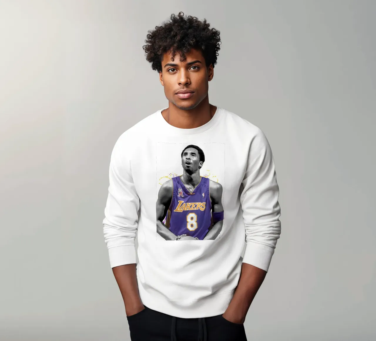 Kobe Bryant LA Lakers 4 felpa da tenten