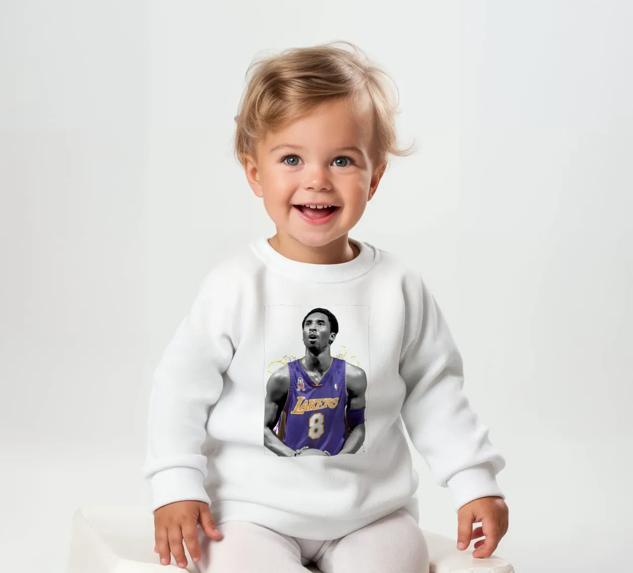 Kobe Bryant LA Lakers 4 felpa neonato da tenten