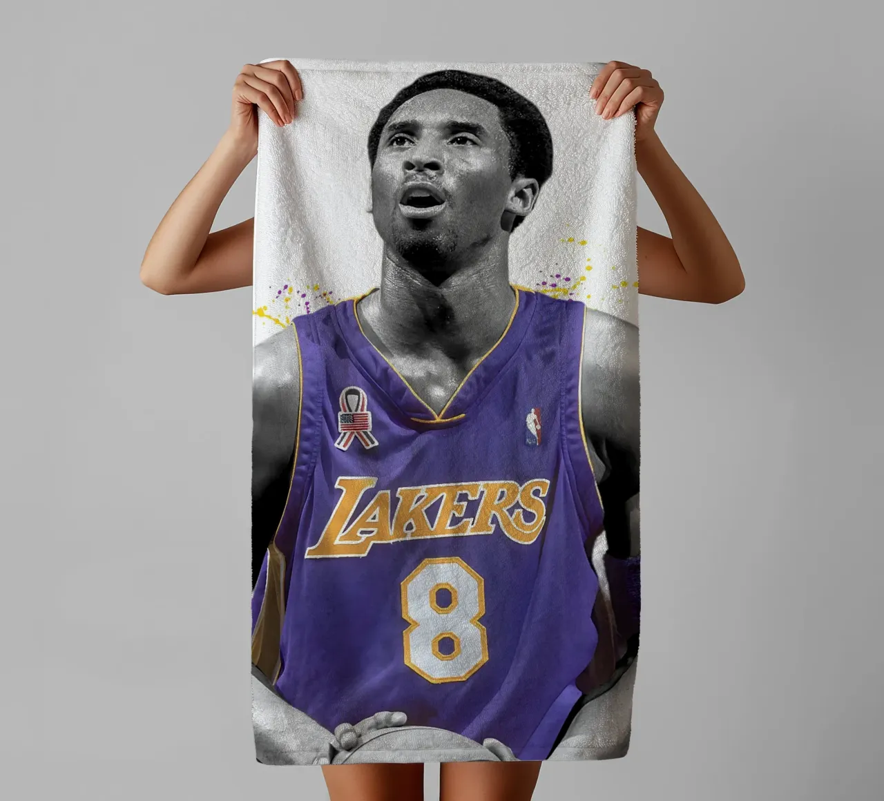 Kobe Bryant LA Lakers 4 Handtuch von tenten