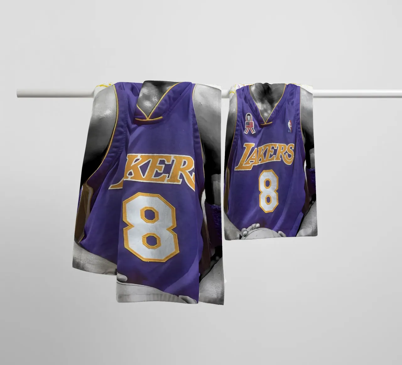 Kobe Bryant LA Lakers 4 Handtuch von tenten