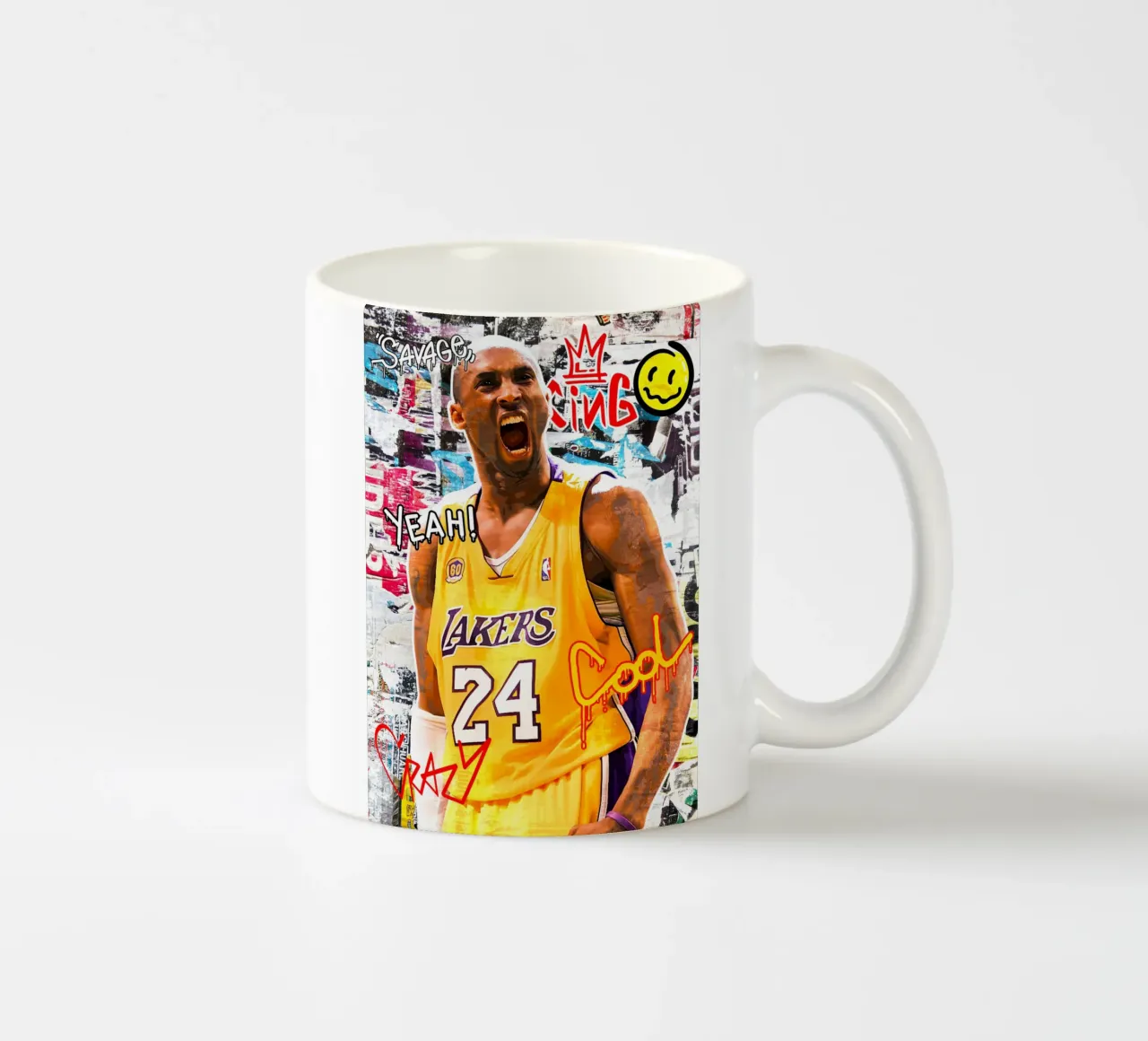 Kobe Bryant LA Lakers tazza in ceramica da tenten