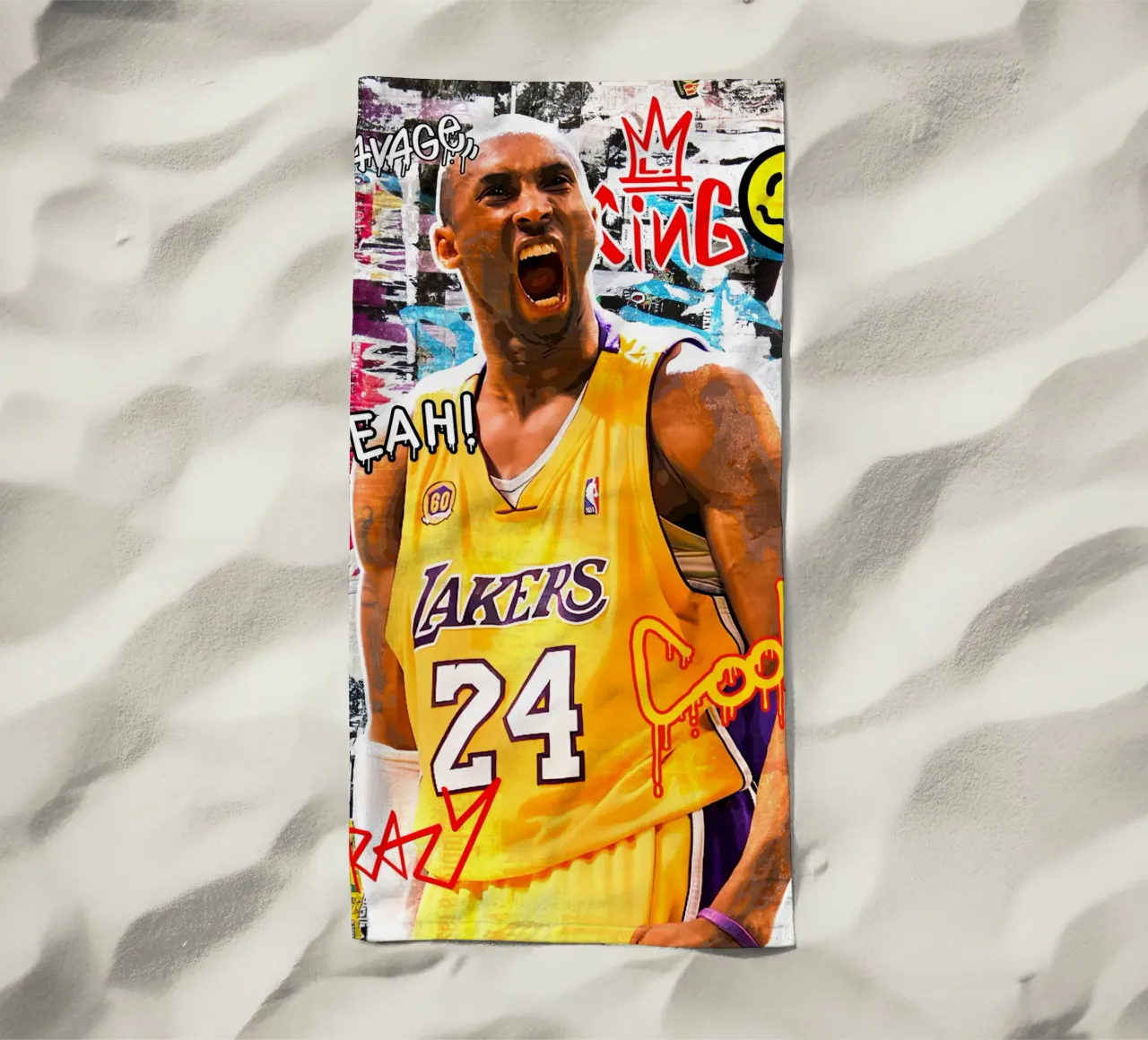 Kobe Bryant LA Lakers telo mare da tenten