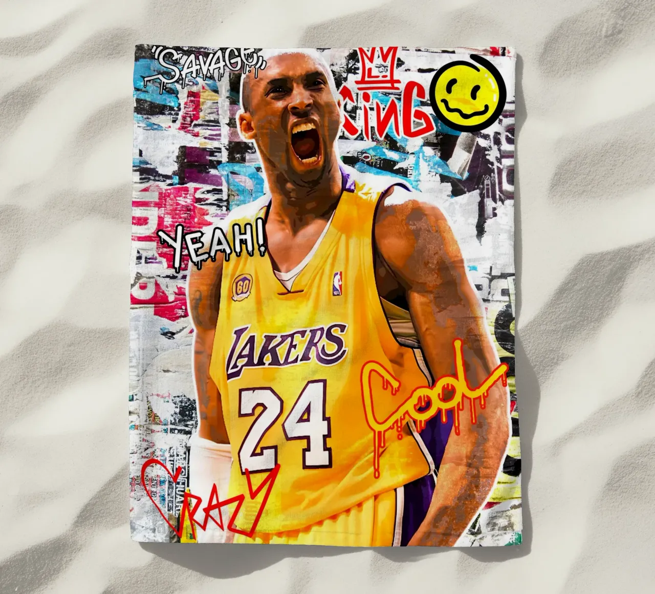 Kobe Bryant LA Lakers telo mare da tenten