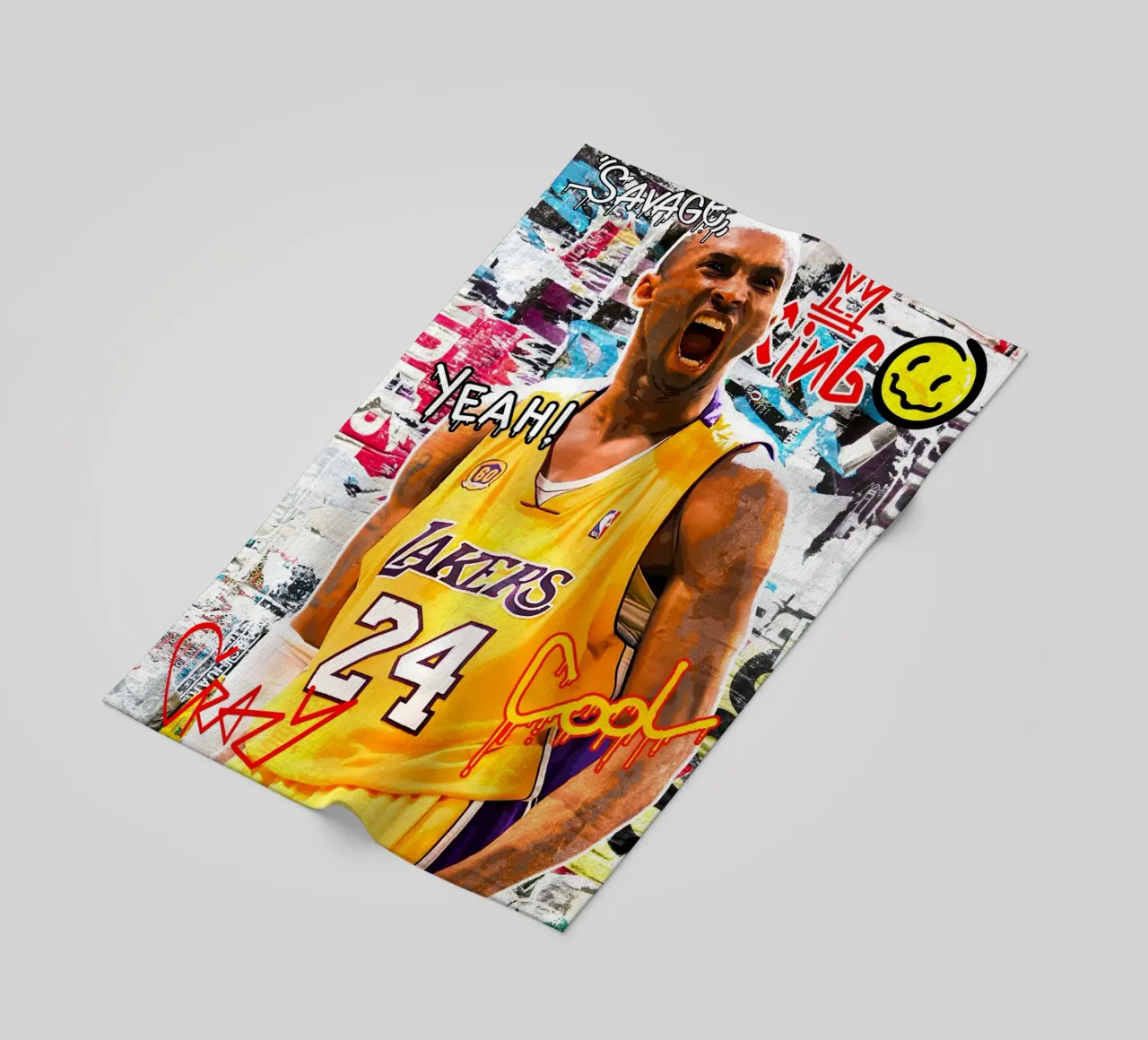 Kobe Bryant LA Lakers telo mare da tenten