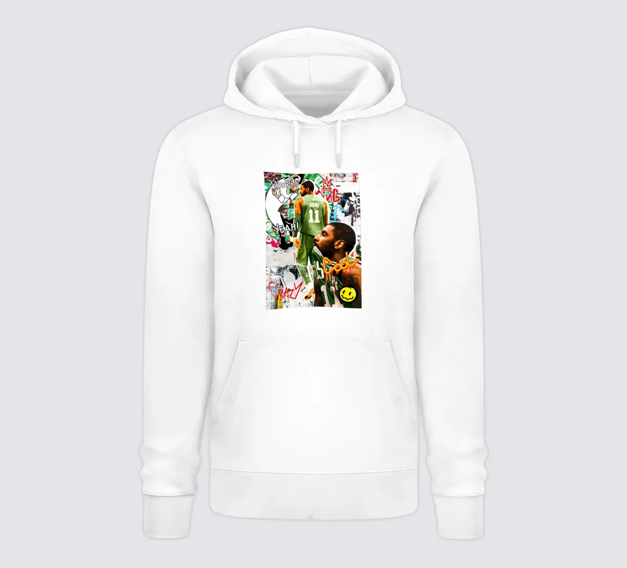 Kyrie Irving Boston Celtics 2 felpa con cappuccio da tenten