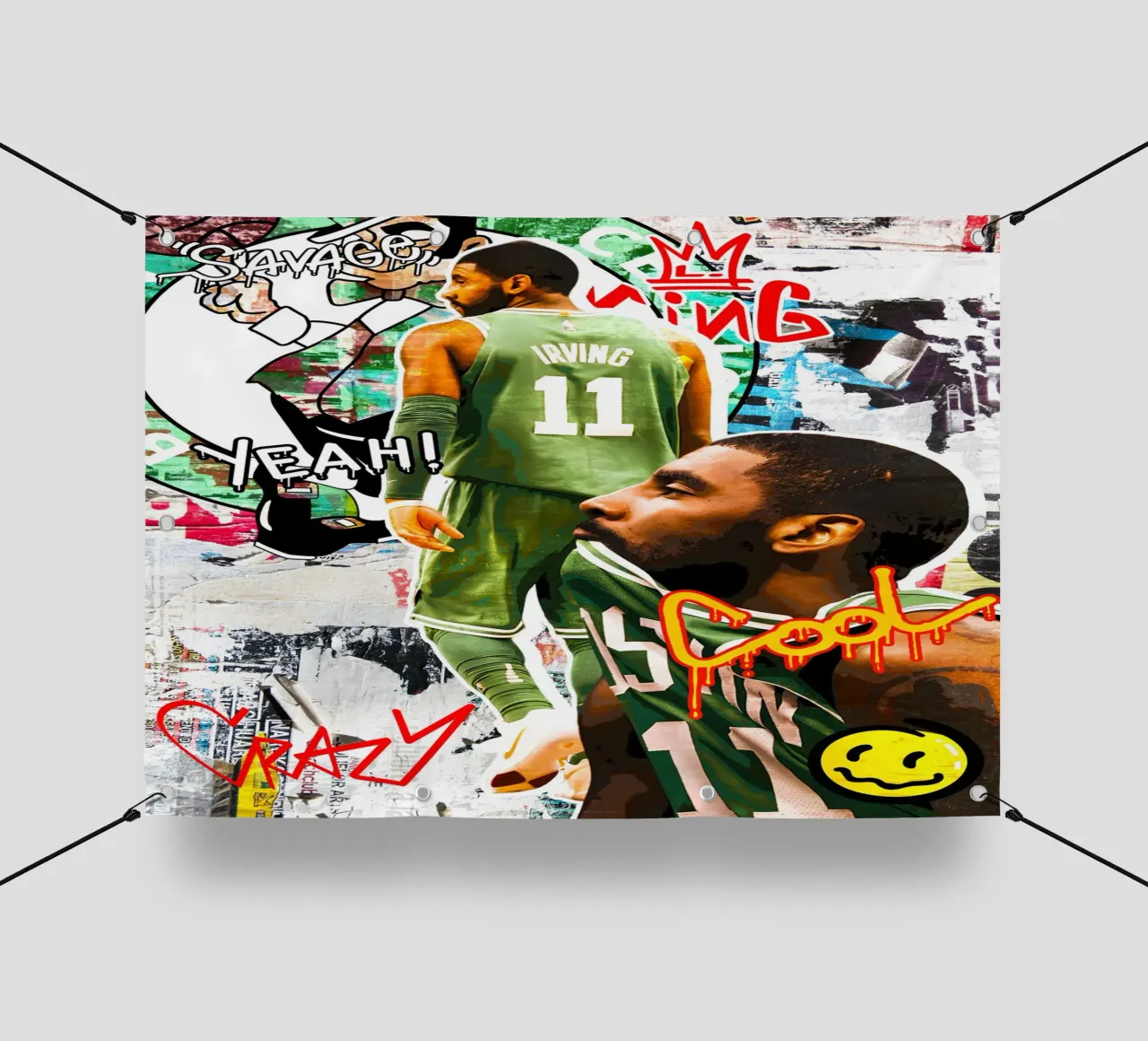 Kyrie Irving Boston Celtics 2 telo in pvc da tenten