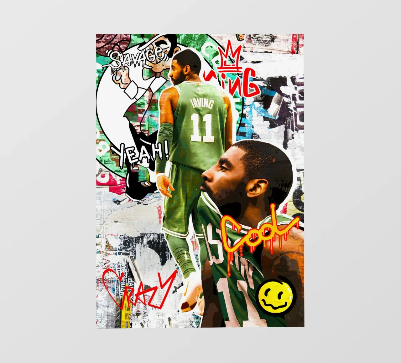 Kyrie Irving Boston Celtics 2 telo in pvc da tenten