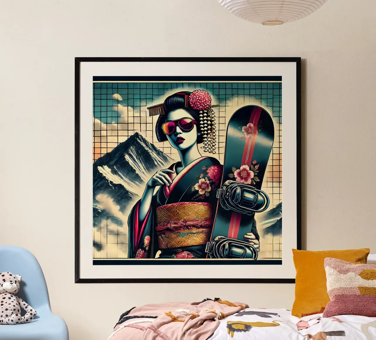 Bocca di cotone poster da nomad